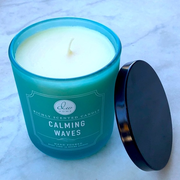 DW Home Accents Dw Home Candle Calming Waves Wick Scented New 95 Oz